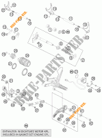 GEAR SHIFTING MECHANISM for KTM 1190 RC8 R WHITE 2011