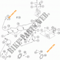 BRAKE ANTIBLOCK SYSTEM ABS for KTM 1290 SUPER ADVENTURE WHITE ABS 2015