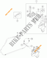 REAR BRAKE CALIPER for KTM 1190 ADVENTURE R ABS 2016