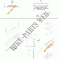 TOOL KIT / MANUALS / OPTIONS for KTM 1190 ADVENTURE R ABS 2016