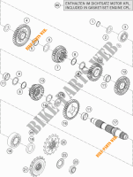 GEARBOX COUNTERSHAFT for KTM 1190 ADVENTURE R ABS 2015