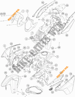 PLASTICS for KTM 1190 ADVENTURE R ABS 2015