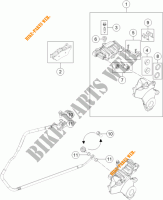 REAR BRAKE CALIPER for KTM 1190 ADVENTURE R ABS 2015