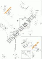 HANDLEBAR / CONTROLS for KTM 1190 ADVENTURE R ABS 2014