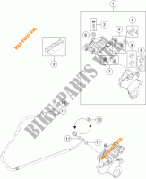 REAR BRAKE CALIPER for KTM 1190 ADVENTURE R ABS 2014