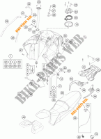 TANK / SEAT for KTM 1190 ADVENTURE R ABS 2014