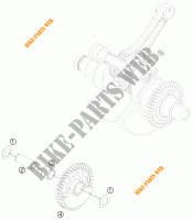 BALANCER SHAFT for KTM 1190 RC8 R WHITE 2011