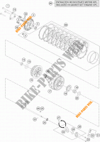 CLUTCH for KTM 1190 ADVENTURE ABS ORANGE 2015