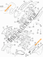 PLASTICS for KTM 1190 ADVENTURE ABS GREY 2015
