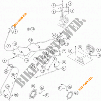 BRAKE ANTIBLOCK SYSTEM ABS for KTM 1190 ADVENTURE ABS GREY WES. 2015