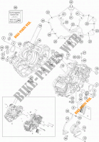 CRANKCASE for KTM 1190 ADVENTURE ABS GREY WES. 2015