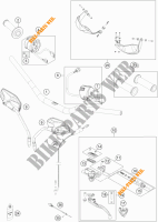 HANDLEBAR / CONTROLS for KTM 1190 ADVENTURE ABS GREY WES. 2015