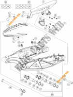 SWINGARM for KTM 1190 ADVENTURE ABS GREY WES. 2015