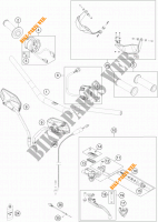 HANDLEBAR / CONTROLS for KTM 1190 ADVENTURE ABS ORANGE 2015