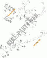 SIDE / MAIN STAND for KTM 1190 ADVENTURE ABS ORANGE 2015