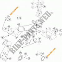 BRAKE ANTIBLOCK SYSTEM ABS for KTM 1190 ADVENTURE ABS ORANGE 2014
