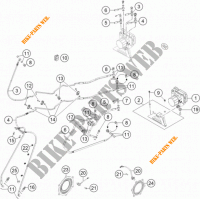 BRAKE ANTIBLOCK SYSTEM ABS for KTM 1190 ADVENTURE ABS ORANGE WES. 2014