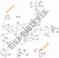 BRAKE ANTIBLOCK SYSTEM ABS for KTM 1190 ADVENTURE ABS GREY WES. 2014