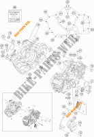 CRANKCASE for KTM 1190 ADVENTURE ABS GREY WES. 2014