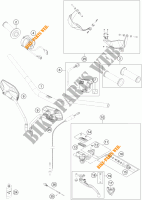 HANDLEBAR / CONTROLS for KTM 1190 ADVENTURE ABS GREY WES. 2014