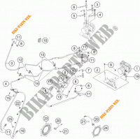 BRAKE ANTIBLOCK SYSTEM ABS for KTM 1190 ADVENTURE ABS ORANGE 2014