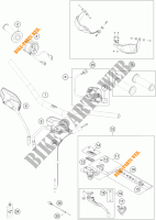HANDLEBAR / CONTROLS for KTM 1190 ADVENTURE ABS ORANGE 2014