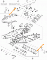 SWINGARM for KTM 1190 ADVENTURE ABS ORANGE 2014