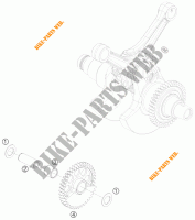 BALANCER SHAFT for KTM 1190 RC8 R LIMITED EDITION AKRAPOVIC 2010