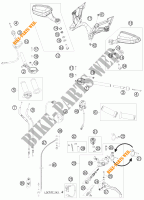 HANDLEBAR / CONTROLS for KTM 1190 RC8 R LIMITED EDITION AKRAPOVIC 2010