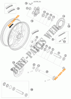 REAR WHEEL for KTM 1190 RC8 R LIMITED EDITION AKRAPOVIC 2010