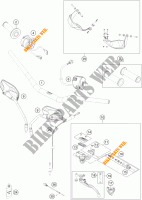 HANDLEBAR / CONTROLS for KTM 1190 ADVENTURE ABS GREY WES. 2013