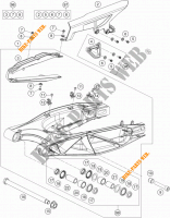 SWINGARM for KTM 1190 ADVENTURE ABS GREY WES. 2013