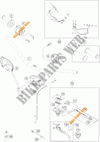 HANDLEBAR / CONTROLS for KTM 1190 ADVENTURE ABS ORANGE 2013