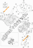 CRANKCASE for KTM 1190 ADVENTURE ABS GREY 2013