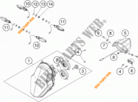 HEADLIGHT / TAIL LIGHT for KTM 1190 ADVENTURE ABS GREY 2013
