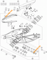 SWINGARM for KTM 1190 ADVENTURE ABS GREY 2013