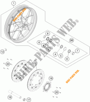 FRONT WHEEL for KTM 1050 ADVENTURE ABS 2016