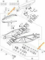 SWINGARM for KTM 1050 ADVENTURE ABS 2016