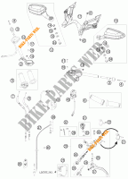 HANDLEBAR / CONTROLS for KTM 1190 RC8 R 2010