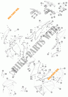 PLASTICS for KTM 1190 RC8 R 2010