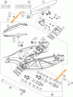 SWINGARM for KTM 1050 ADVENTURE ABS 2016