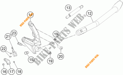 SIDE / MAIN STAND for KTM 1050 ADVENTURE ABS 2016