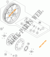 FRONT WHEEL for KTM 1050 ADVENTURE ABS 2015