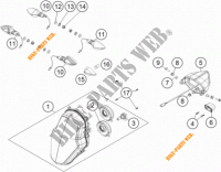 HEADLIGHT / TAIL LIGHT for KTM 1050 ADVENTURE ABS 2015