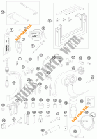 SPECIFIC TOOLS (ENGINE) for KTM 990 ADVENTURE S 2008