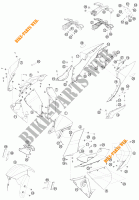 PLASTICS for KTM 1190 RC8 R 2010