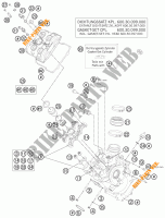 CYLINDER HEAD FRONT for KTM 990 ADVENTURE R 2012