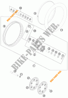 FRONT WHEEL for KTM 990 ADVENTURE R 2012