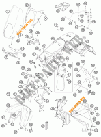 PLASTICS for KTM 990 ADVENTURE R 2012