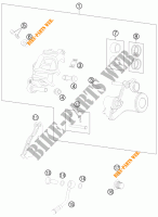 REAR BRAKE CALIPER for KTM 990 ADVENTURE R 2012